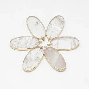 Natural Quartz Crystal Big Pendants