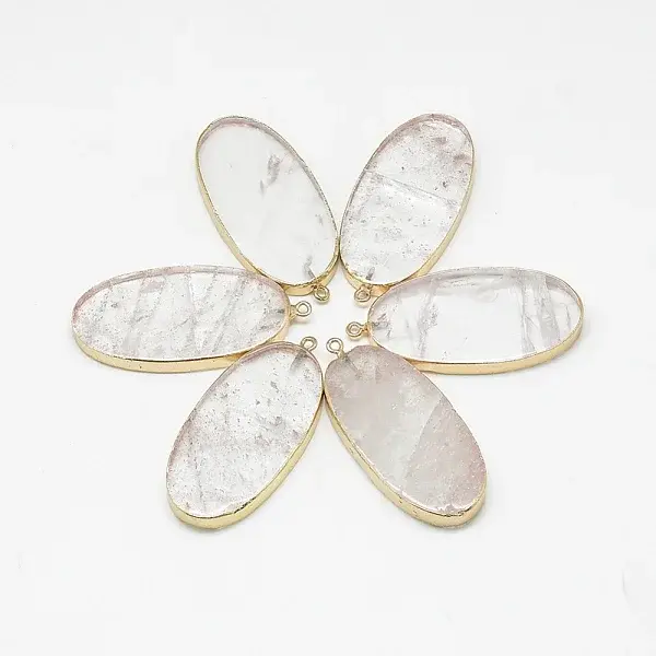 Natural Quartz Crystal Big Pendants