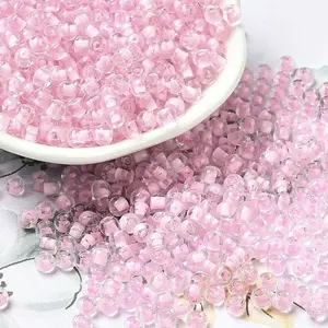 Transparent Glass Round Seed Beads