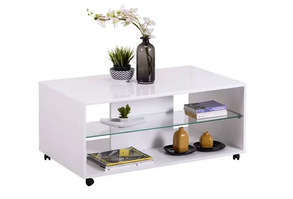 Konferenční stolek carter - bílá