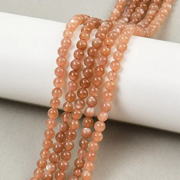 Natural Sunstone Beads Strands