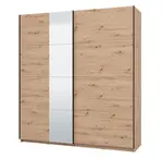 Šatní skříň se zrcadlem 200 dina - dub