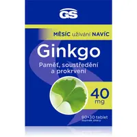 GS Ginkgo 40 mg tablety na podporu duševnej rovnováhy 120 tbl