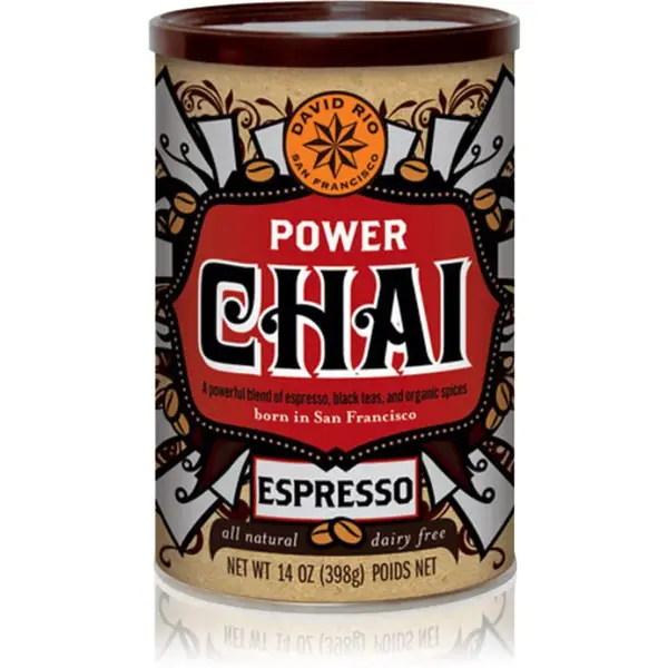 David Rio Power Chai Espresso prášok na prípravu nápoja vegan 398 g