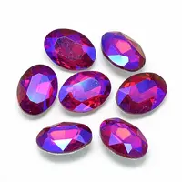 Pointed Back Glass Rhinestone Cabochons