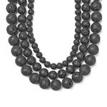 3 Strand 3 Sizes Natural Lava Rock Beads Strands