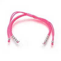 Nylon Cord Braided Bead Bracelets Making