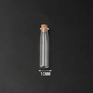 Mini High Borosilicate Glass Bottle Bead Containers