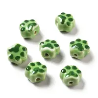 Handmade Printed Porcelain Beads