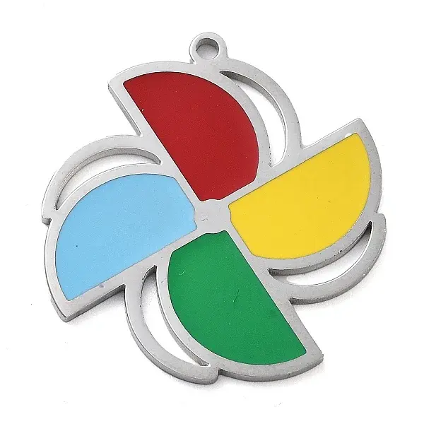 304 Stainless Steel Enamel Pendants