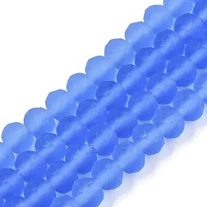 Transparent Glass Beads Strands