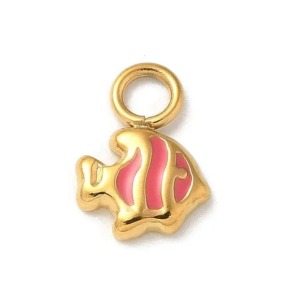 Ion Plating(IP) 304 Stainless Steel Enamel Charms