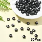 Opaque Acrylic Horizontal Hole Beads