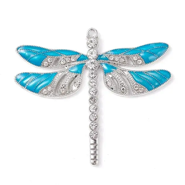 Alloy Enamel Dragonfly Big Pendants