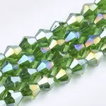 Electroplate Glass Beads Strands