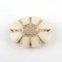 Flower Plating Acrylic Beads