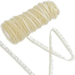 Nylon Chiffon Elastic Lace Trim