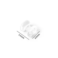 Barbell Shape Glass Chopsticks Rests