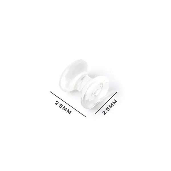 Barbell Shape Glass Chopsticks Rests