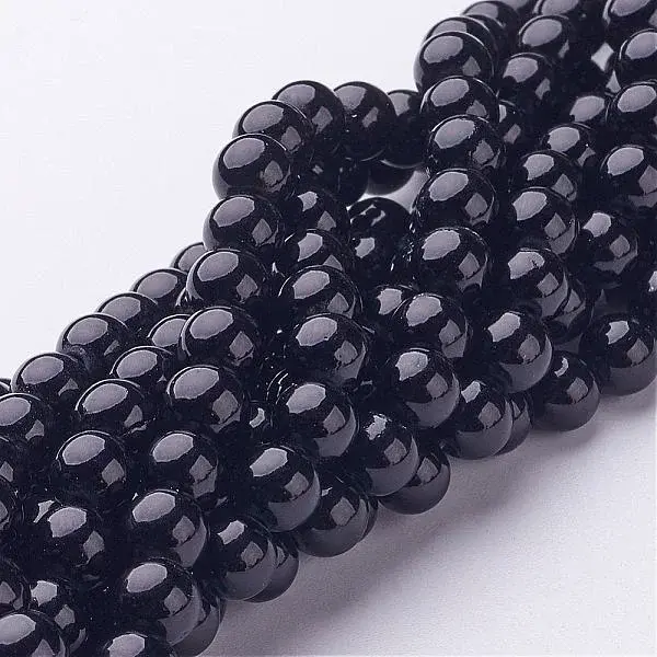 Natural Mashan Jade Round Beads Strands