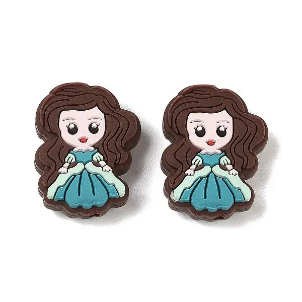 Princess Food Grade Silicone Focal Beads