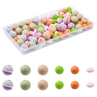 Food Grade Eco-Friendly Silicone Focal Beads
