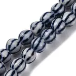 Handmade Blue and White Porcelain Beads Strands