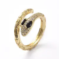 Adjustable Brass Cuff Finger Rings