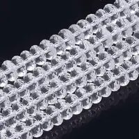 Synthetic Quartz Crystal Beads Strands