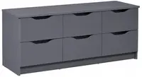 Široká komoda petrus - šedá