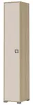 Jednodveřová šatní skříň i sloane - buk/béžová