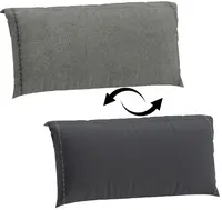 Opěrný oboustranný polštář kendra - šedá/černá