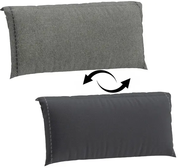 Opěrný oboustranný polštář kendra - šedá/černá