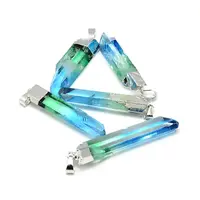 Natural Quartz Crystal Pointed Pendants