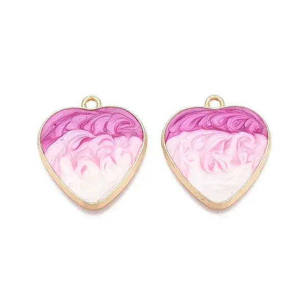 Rack Plating Alloy Enamel Pendants