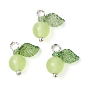 Natural Dyed Malaysia Jade Fruit Charms
