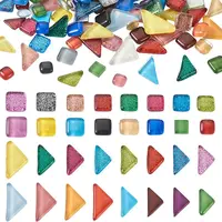 240Pcs 2 Style Transparent Glass Cabochons