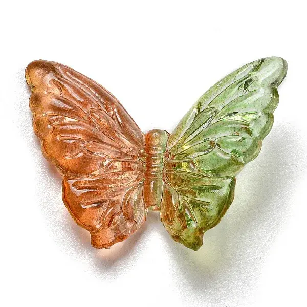 Two Tone Transparent Acrylic Beads