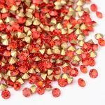 Back Plated Grade A Diamond Glass Pointed Rhinestone