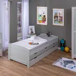 Detská izba z masívu zani - šedá/zelená