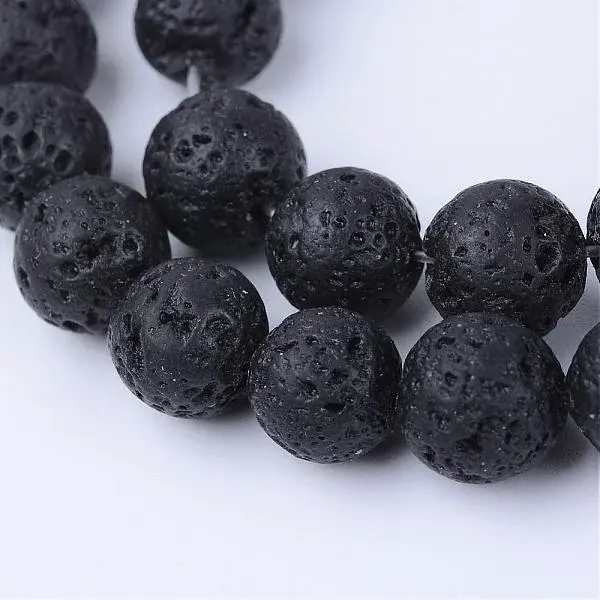 Natural Lava Rock Beads Strands