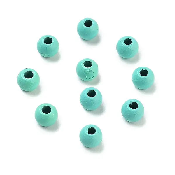 Spray Painted 202 Stainless Steel Beads