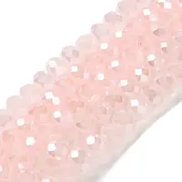 Baking Electroplate Glass Beads Strands