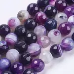Natural Striped Agate/Banded Agate Beads Strands