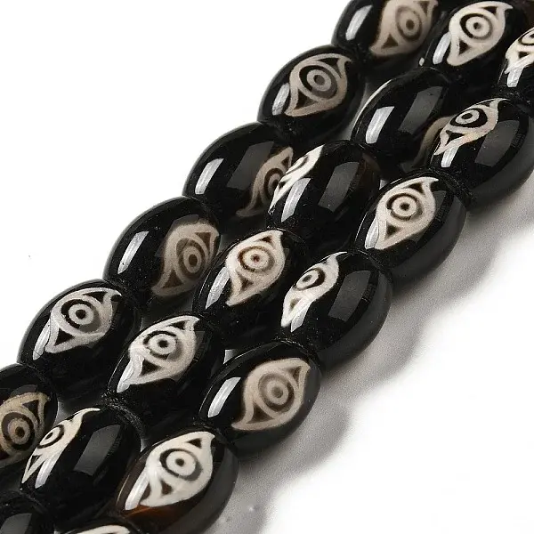 Tibetan Style dZi Beads Strands