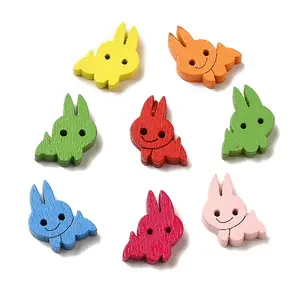 Cartoon Bunny Buttons
