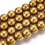 Non-magnetic Synthetic Hematite Beads Strands