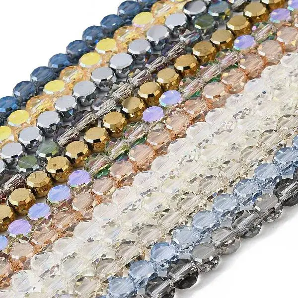 Electroplate Glass Beads Strands
