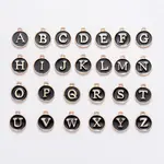 Initial Letter A-Z Alphabet Enamel Charms