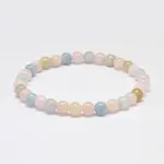 Natural Elastic Morganite Bracelets